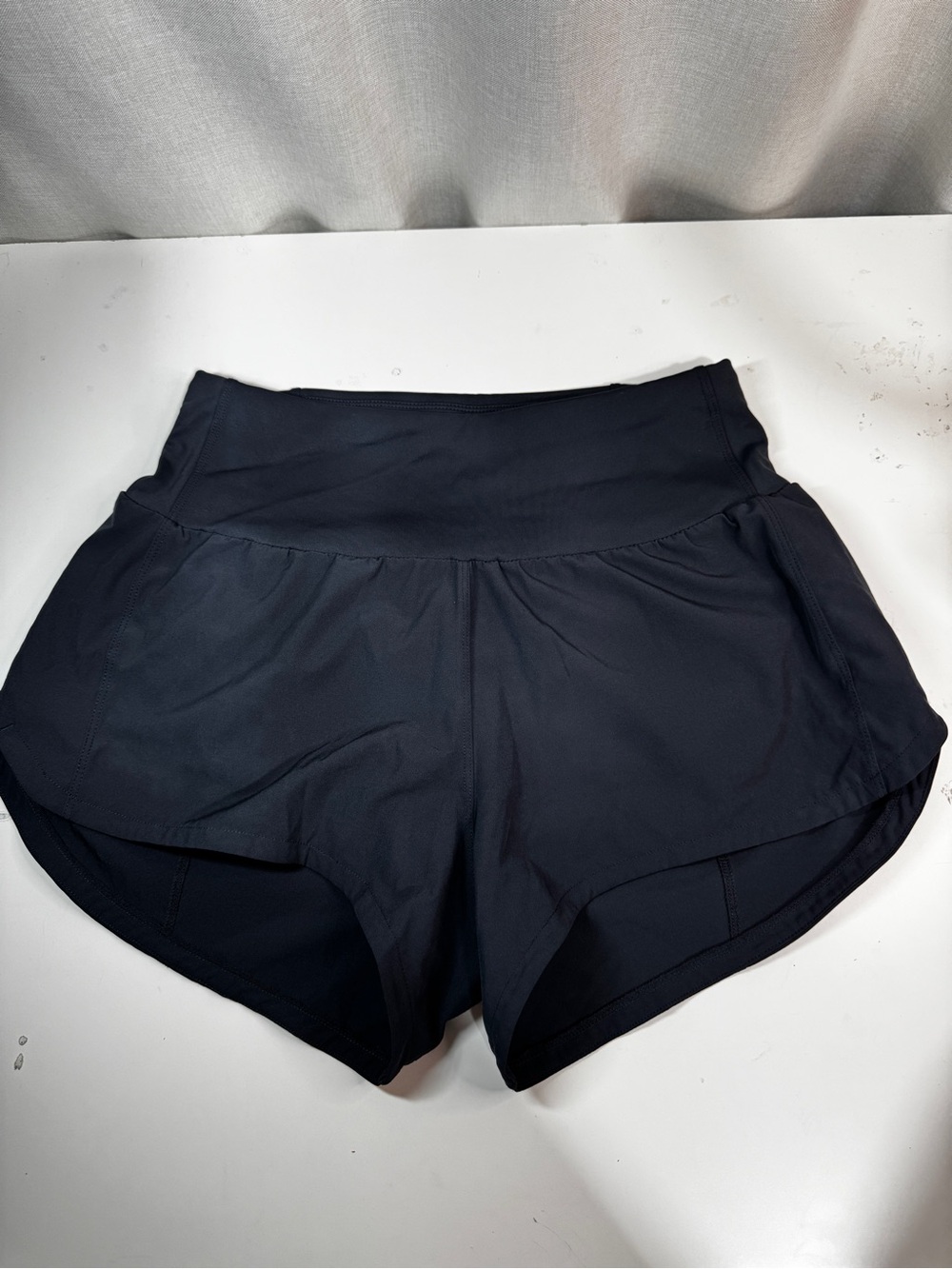 Women’s  Athletic Running Shorts Gray/Black Small Activewear